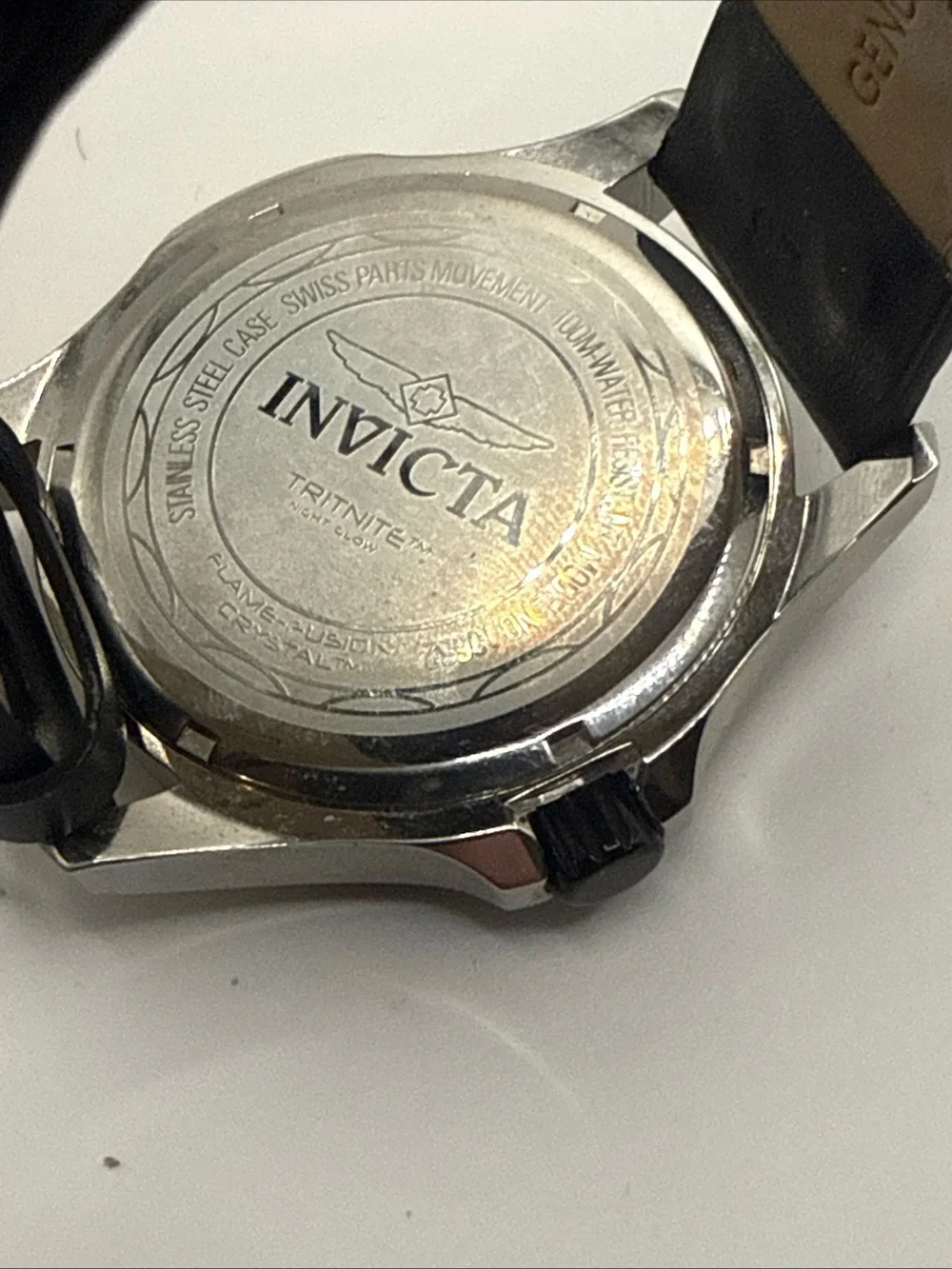 Invicta Specialty 18662 is a men's quartz timepiece New Battery Light Blue
